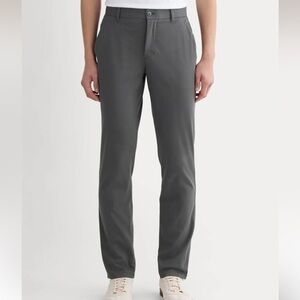 Everlane Men’s Uniform Collection Performance Chino - Slate Grey, Athletic Fit
